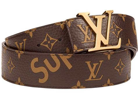 lv supreme belt brown|supreme louis vuitton keepall.